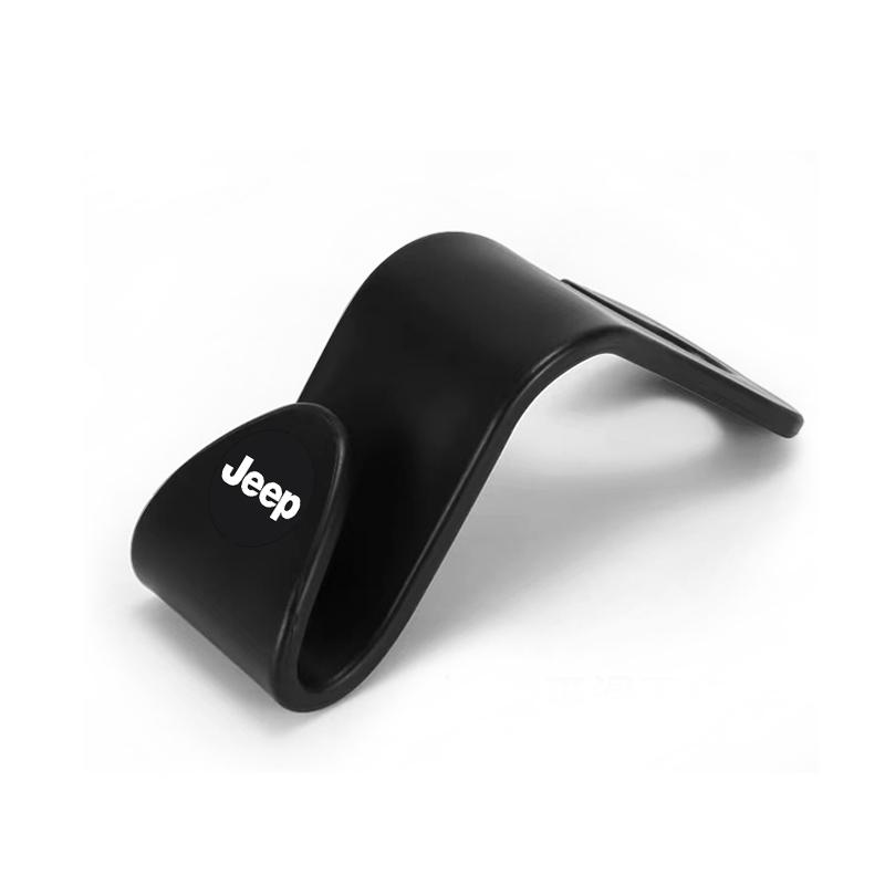 Auto Sitz Kopfstützenhaken Aufbewahrungshänger Autoinnenzubehör für Jeep Compass Zubehör Renegade Wrangler Gladiator Cherokee JL JK