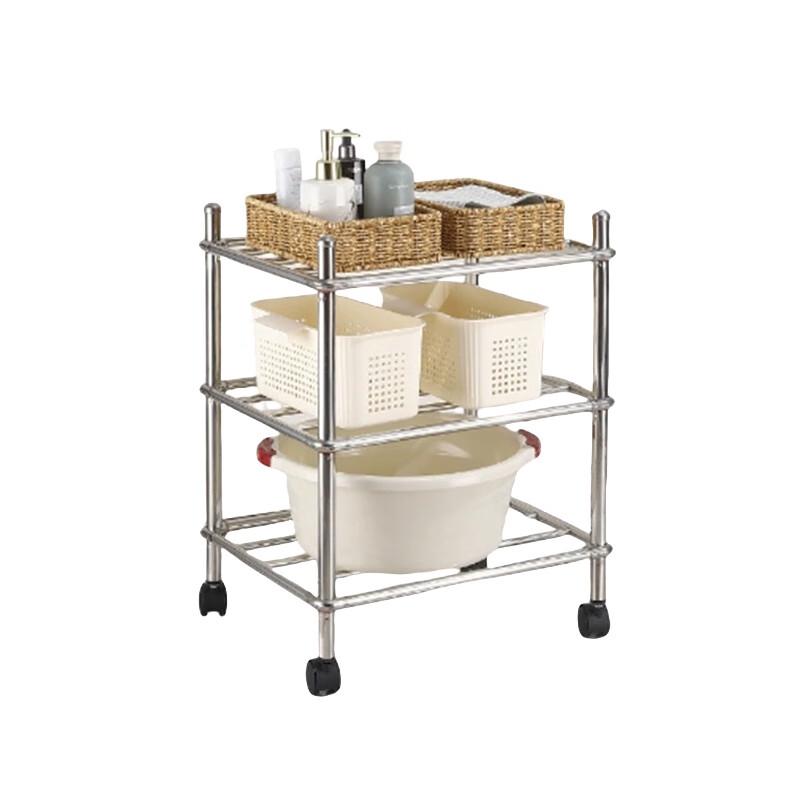 Yingbang Multi-layer Bathroom Storage Shelf with Wheels