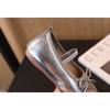 Korean Style Bowknot Solid Color Comfortable Low Cut Casual Girls Kids Leather Shoes