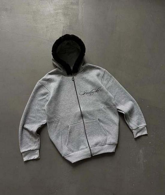Velvet Print Pattern Long Sleeve Y2K Hoodie