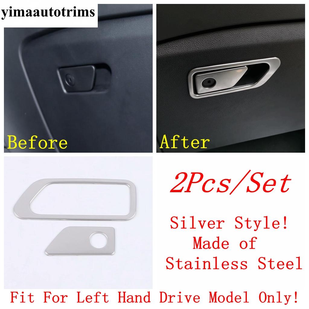 

Center Control Panel Strip Air AC Vent Shift Gear Cover Trim Stainless Steel Interior Accessories For Ford Explorer - Model H
