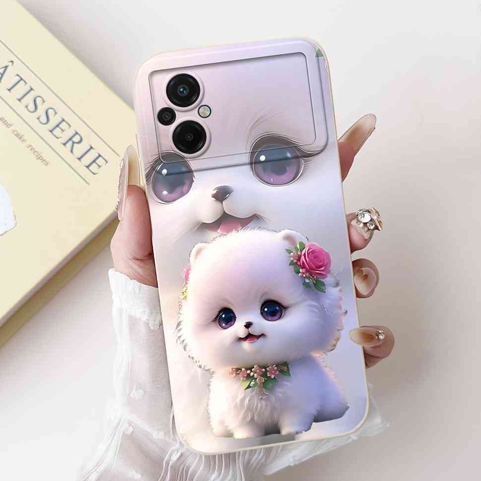 For Xiaomi Poco M5 4G Case Fashion Painting Flower Soft Silicone Back Cover For Xiaomi PocoM5 POCO M5 4G Shockproof Phone Cases
