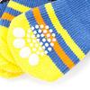 Yousheng 4Pcs Pet Stocking Puppy Print Anti-skid Breathable Elastic Pet Dogs Three Sections Long Socks for All Seasons
