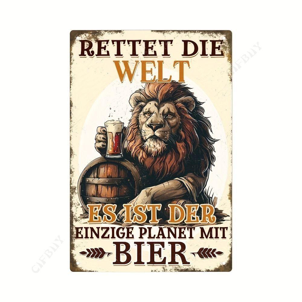 Funny Beer Poster Metal Tin Sign 20x30 cm Wall Decor Gift