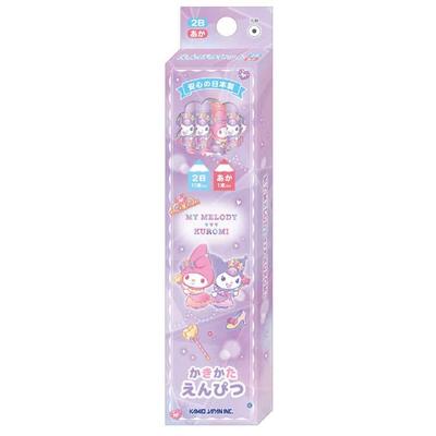 Kamio Japan My Melody Kuromi Dutz Glitzer Kleid Schreiben Neue Schule 067997 & Bleistifte, Design, 12-teiliges Set, Bleistifte, Jahr,