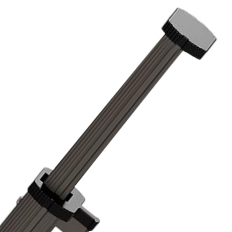 A96I-Foldable Adhesive Suction Cup Shower Curtain Rod For Bathroom Dry And Wet Partition Free Drilling Poles Waterproof
