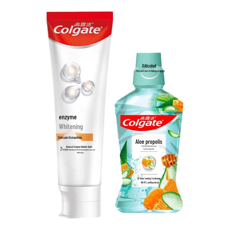 Colgate Whitening Toothpaste & Mouthwash Combo