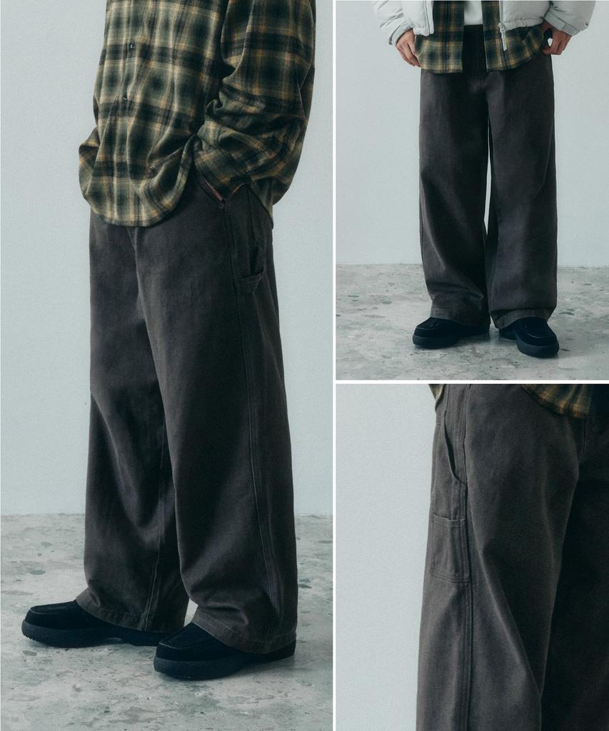 CGP One-Pleat Carpenter Pants_Charcoal (Type A)