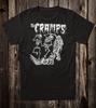 Retro Tee T Shirt 100% Cotton 80's Punk Style The Cramps Rock N Roll Skeleton
