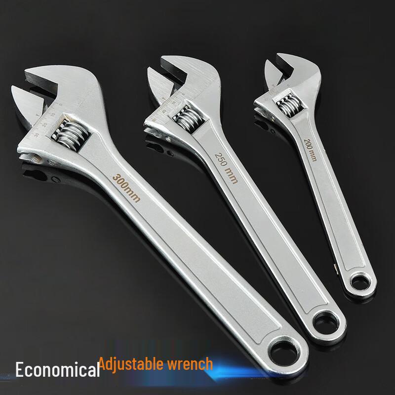 Heavy-Duty Wide Jaw Adjustable Pipe Wrench