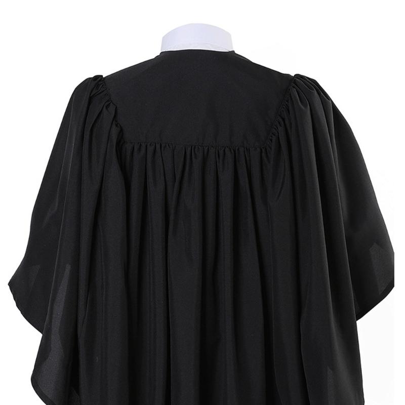 Unisex Matte Graduation Gown for High School and Bachelor,Choir Robes for Baptism Church,Pastor Judge Robe Costume