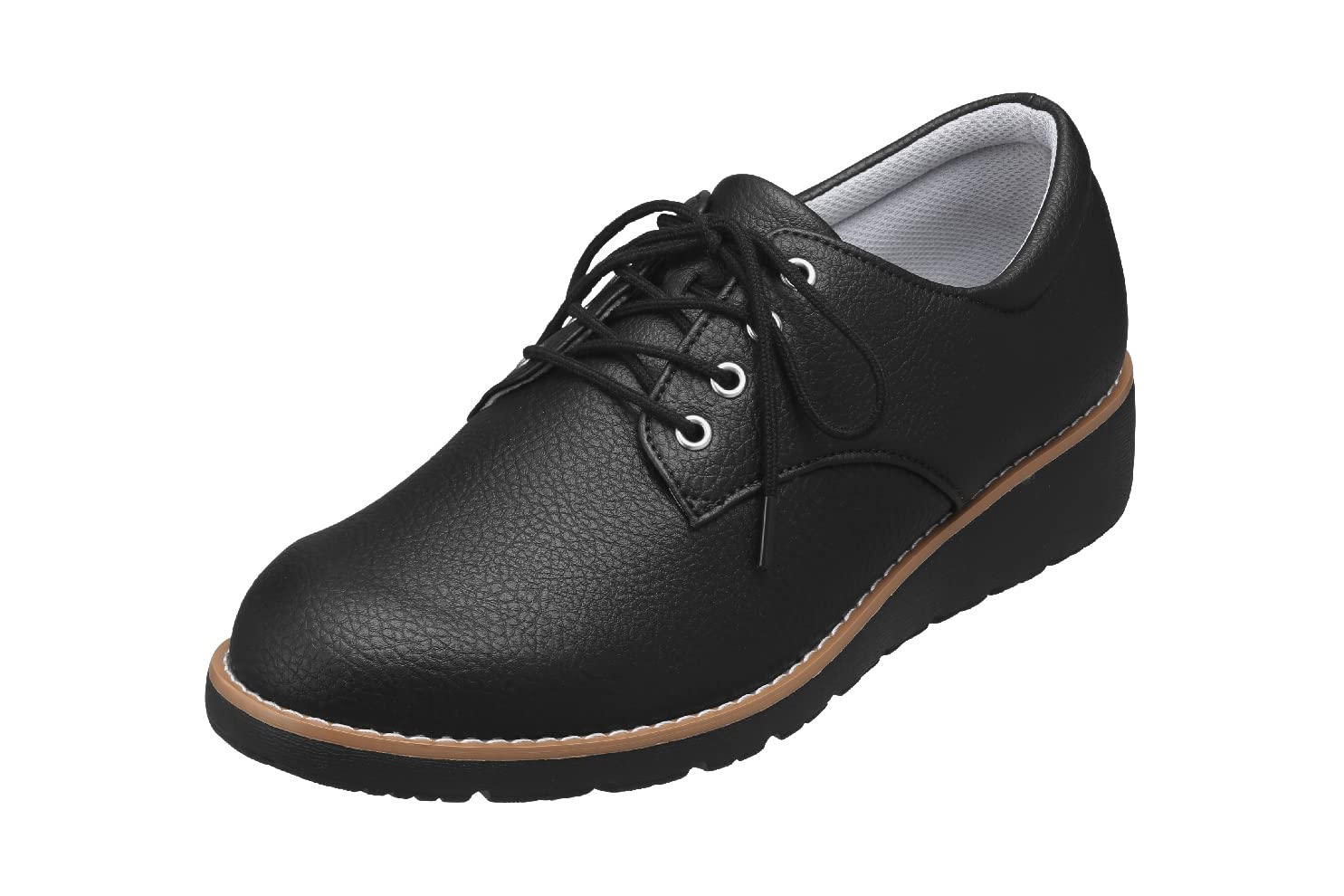 Pansy FD101 Fe de Fleur Women s Shoes 3E Lace-Up Size 240cm Black 7200₽