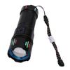 Rechargeable LED Flashlight with Digital Display Zoom 1800LM Super Bright Flash Light Waterproofing for Camping Hiking