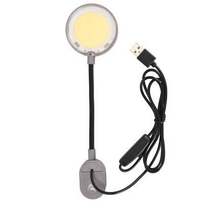 Aquarium Klemmleuchte Wasserdicht USB 360 Grad Schwanenhals COB Aquarium Klemmlampe für Süßwasser