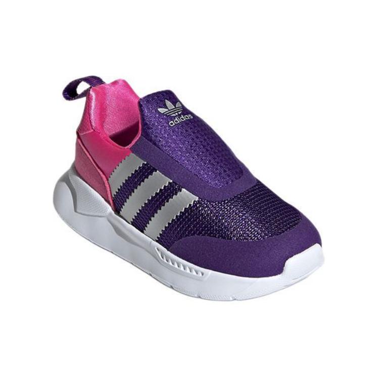 adidas Originals ZX 360 Niedrige Kleinkinderschuhe Lila Silber Säugling und Kleinkind FX4943