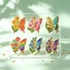 6Pcs Colorful Butterfly Pin Butterfly Shape Decor Badge Fashion Clothing Pin  Gift