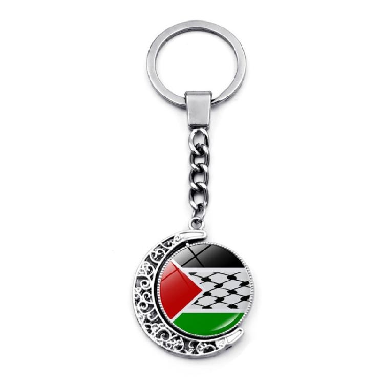 Durable PSE Flag Keychain Men Women Keyring Stylish Alloy Key Chains Ornament