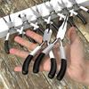 Mini Pointed Flat Mouth Extended Needle Nose Pliers Set with Oblique Tip for Wire Binding and Jewelry Making Tools