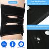 1 Stück Übergröße Kniebandage für Damen & Herren mit Seitenstabilisatoren, Patella-Kniebandage, Knieunterstützung für Laufen, Basketball, Workouts