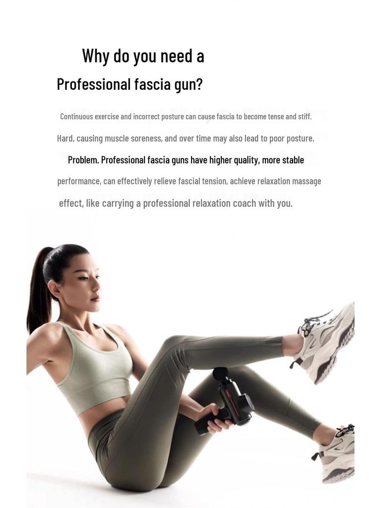 YiKang HM3 Professional Deep Muscle Massager - Portable Electric Fascia Gun for Men and Women