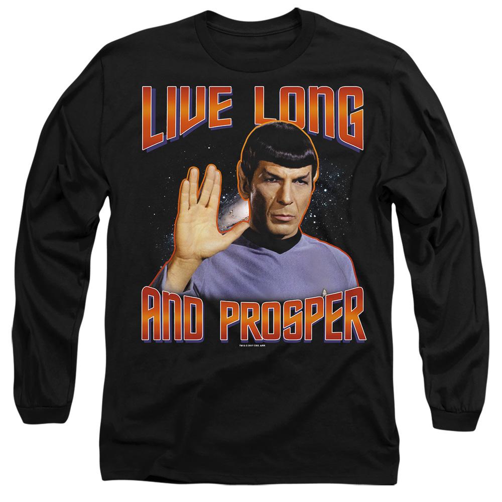 Star Trek Unisex Adult Original Live Long and Prosper T-Shirt