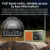 Portable Emergency Hand Crank Solar Radio Full Band AM FM SW Weather Alert Radio SOS Flashlight Survival Radio for Camping