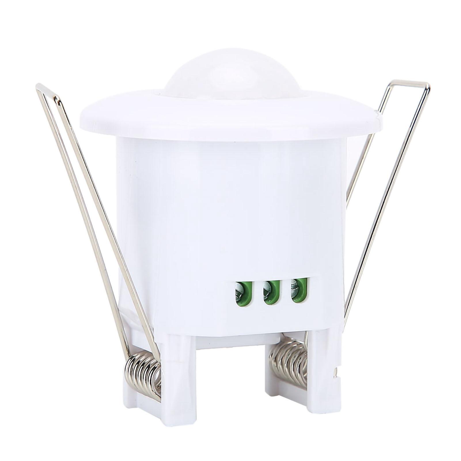 

360 градусов встраиваемый автоматический инфракрасный датчик движения PIR с задержкой по времени для потолочного освещения 100‑240 В