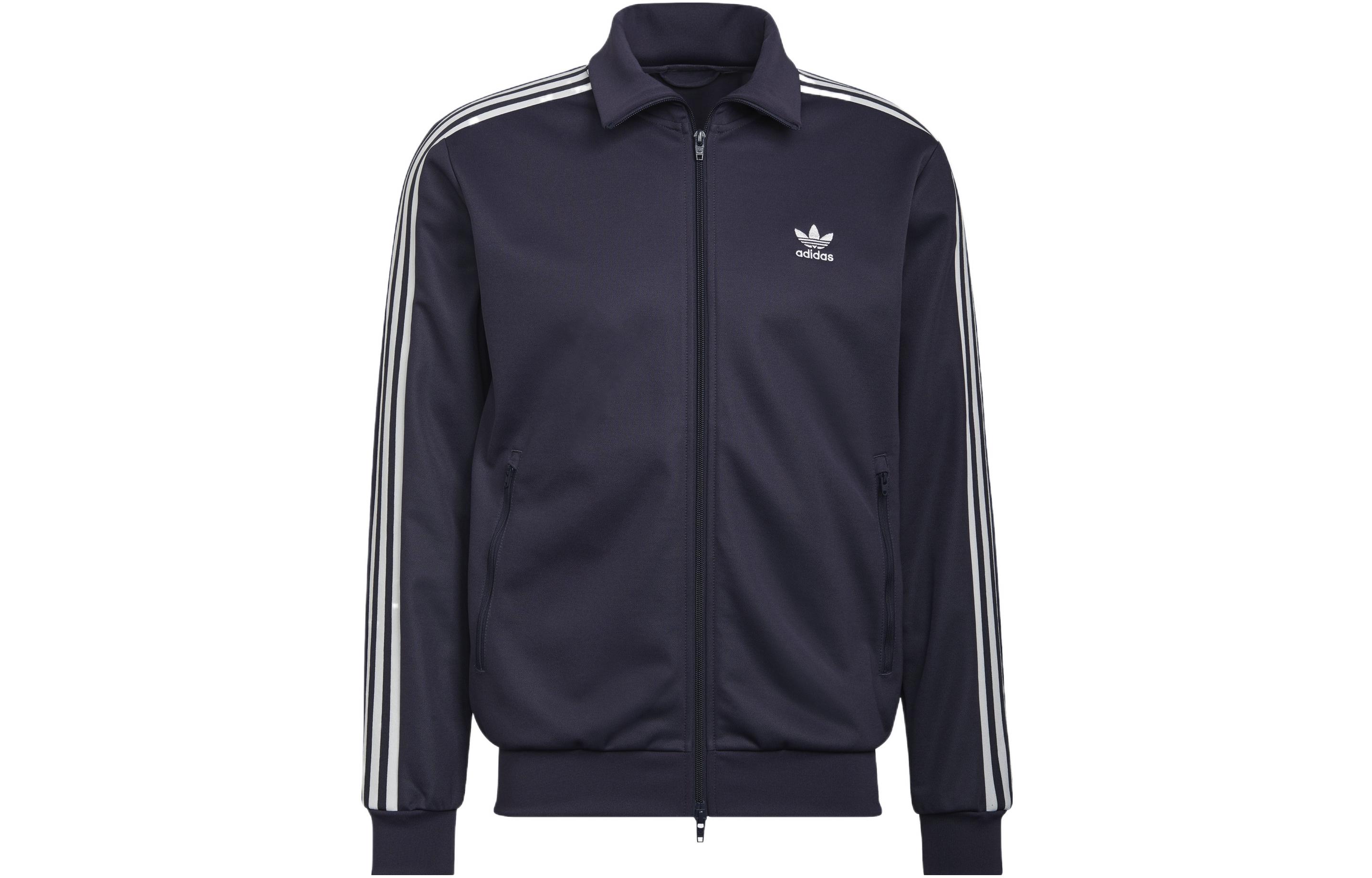 Adidas Originals BECKENBAUER Jacket Men s Dark Gray & Navy Blue HB9445 XL
