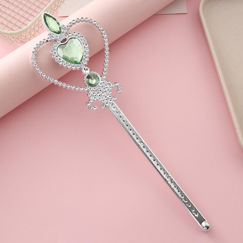 Children's Princess Costume: Gem Crown, Magic Wand, Headdress, and Fairy Headband Set