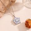 Fashion Flower Necklace Accessory - Women's Small-Scale Luxury Design - Elegant Lockbone Chain
