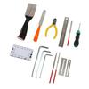 Guitar Repair Set Fret Grinding File Cleaning Brush Protection Gasket Maintenance Tools