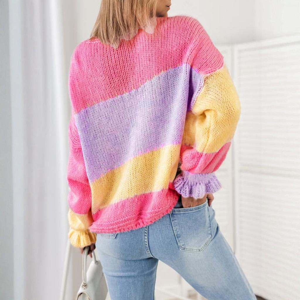 Ležérní minimalistický pletený kardigan pro ženy