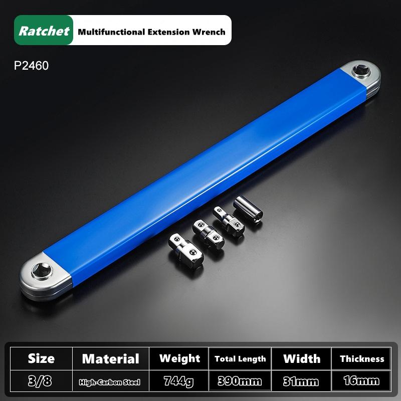 

Professional Zero Offset Extension Wrench Motorcycle Repair Tool Tight Space Extension Tool 1/2 in. 1/4 in. 3/8 in.Home Tool Set