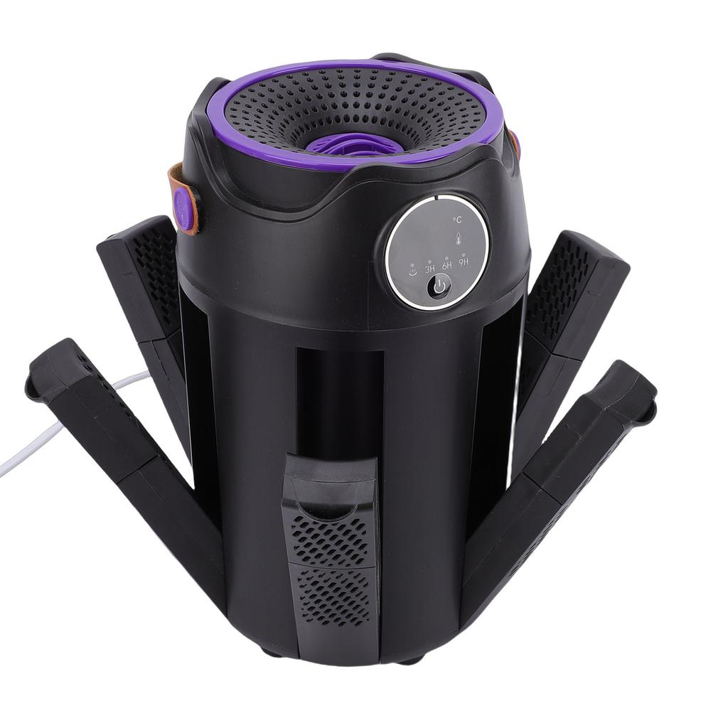 Foldable Shoe Dryer Plastic Portable Work Boots Gloves Sneakers Dryer Shoe Warmer with Timer for Home Travel US Plug