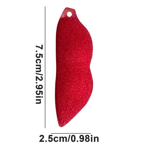 Pea-shaped Bottle Cleaner Brushes for Cleaning the Inside of Narrow-mouth Bottles, Including a Cup Scrubber and a Pea-shaped Bottle Brush. Includes 3