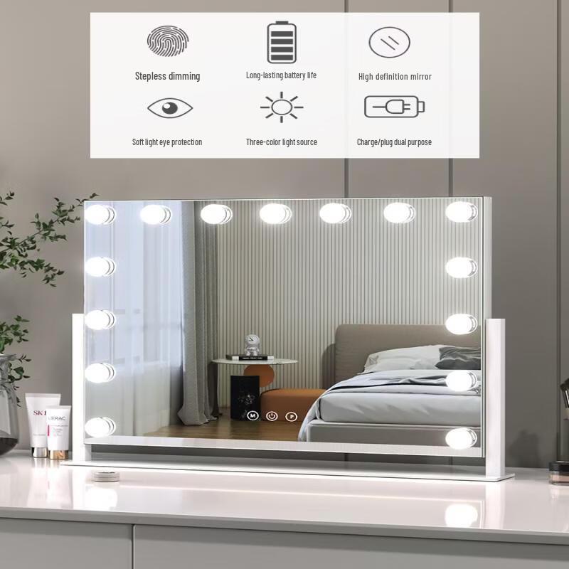 Smart Desktop LED Makeup Mirror