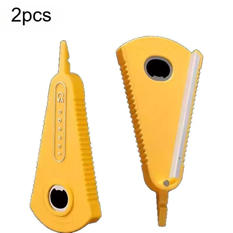 2pcs Portable Bottle Opener Multifunctional Capper Twister Universal Canned Labor Saving Twist Bottle Cap Kitchen Gadget