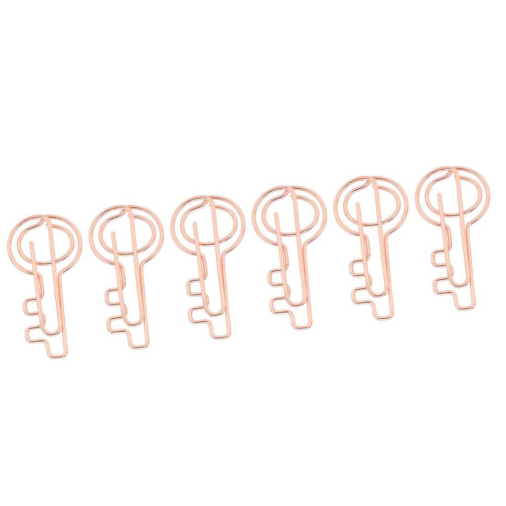 100Pcs Paper Clip Metal  Gold Color Urheen Design Paperclip for Office School