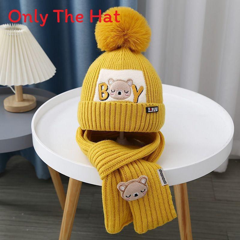 Childrens Knitted Hat And Scarf Set With Windproof Warmth For Winter Play
