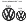 DIG1 2pcs/set Silver Original Replace type Car Rear Trunk Badges Lid Emblem Front Rear Logo For VW Golf 6 (MK6) 2010-2013 Accessories