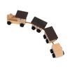 1/12 Dollhouse Miniature Accessories Mini Wooden Train Simulation Model Toys for Doll House Decoration