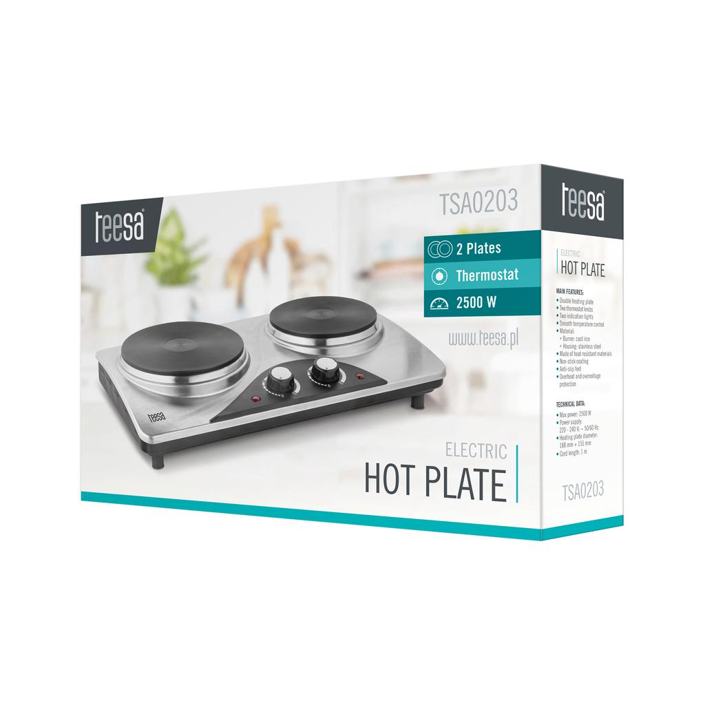 Teesa 2500W Tragbarer Elektroherd