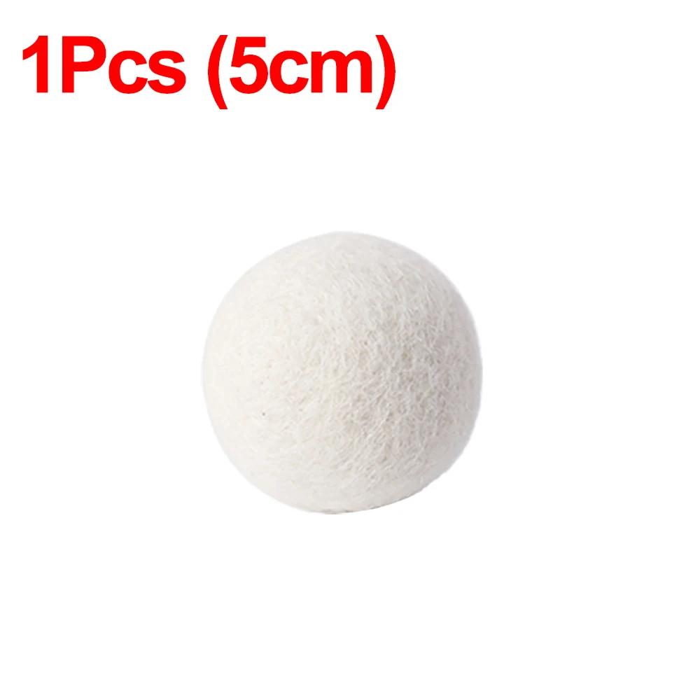 1/3/6Pcs Reusable Wool Dryer Balls Clothes Softener Laundry Fleece Dryer Ball Kit Home Clothes Dryer Washing Machine 3/4/5/6/7cm
