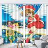 Cardcaptor Sakura Window Curtain 3D Print Blackout Curtains Living Room Bedroom Decor Kids Gift