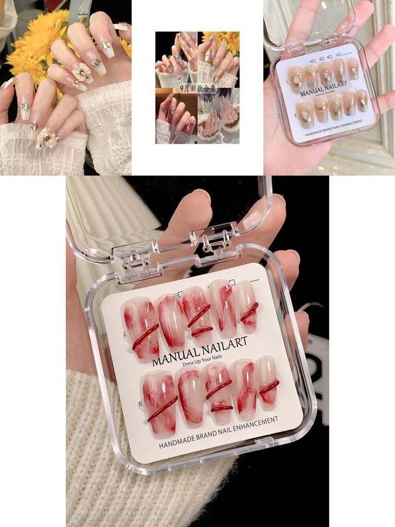 New Arrival Handmade Autumn/winter Nail Stickers Long-lasting And Stunning