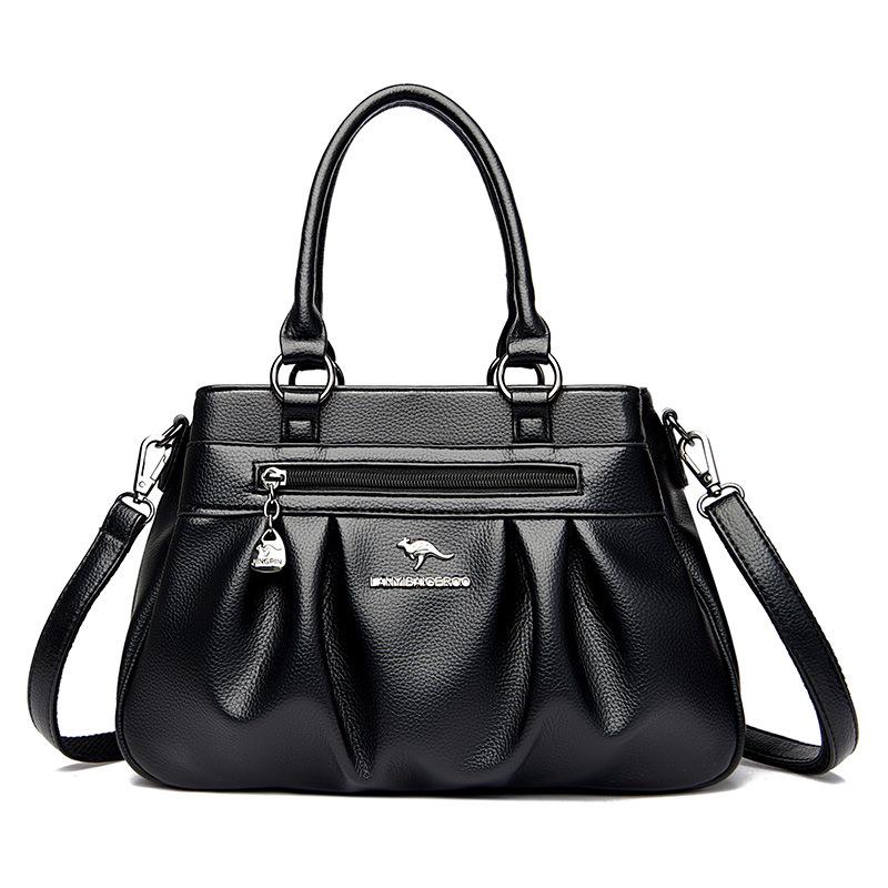 Luxury Handbags Women Soft Leather Bag Designer 3 Layers Handbags Casual Tote Bag Ladies Shoulder Crossbody Bag for Female