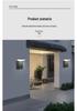 Outdoor Solar LED Wall Floodlight with Sensor - Waterproof Courtyard Lighting