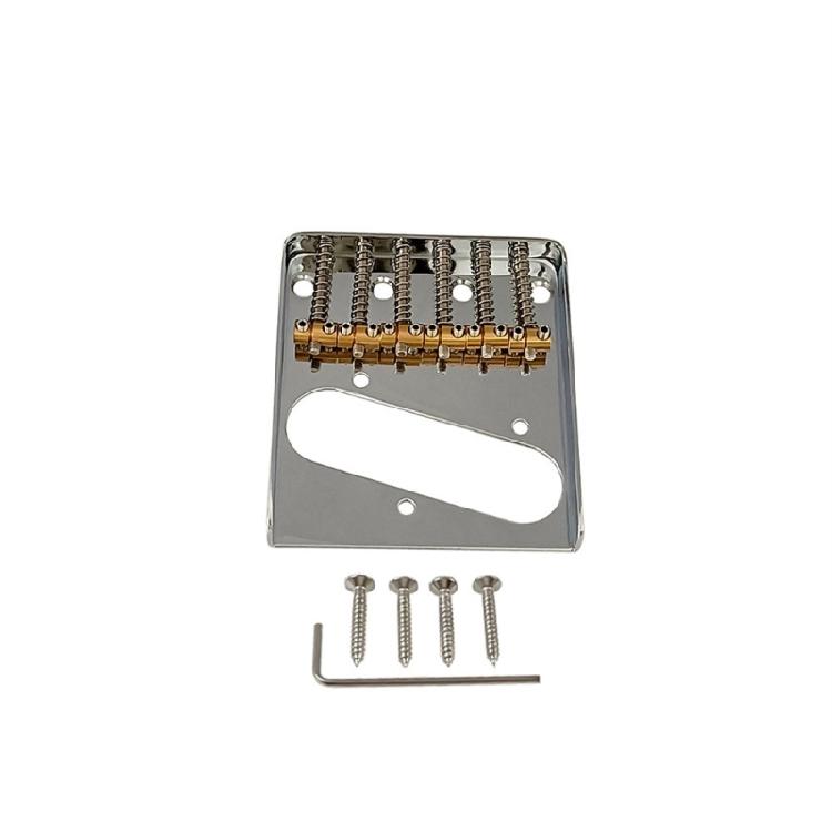 Guitar Fixed Bridge Pickup Bridge 6 String Bridge Plate Guitar Bridge Screw Set 1