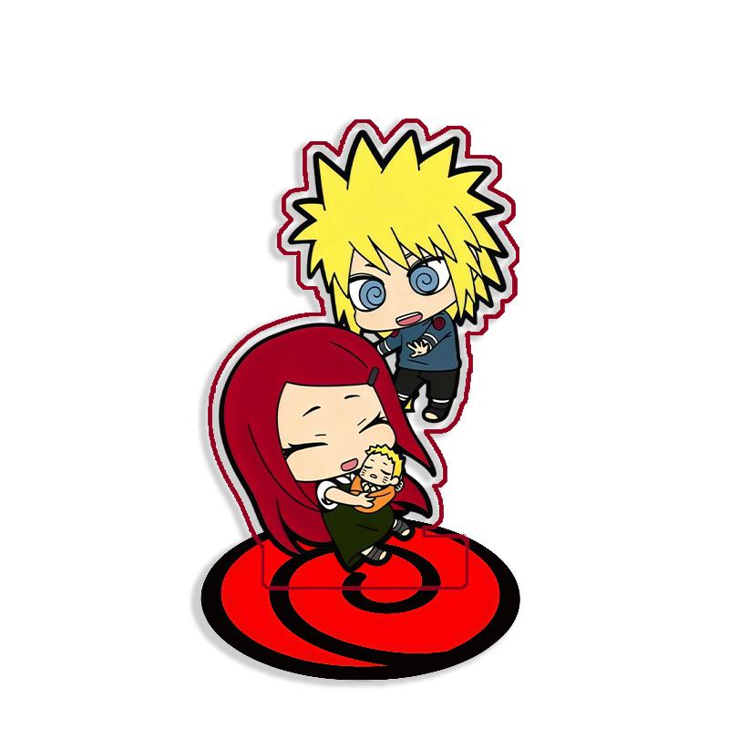 For Naruto Sakura Haruno Uzumaki Naruto Uchiha Sasuke Acrylic Self Made Cartoon Anime Game Desktop Decoration Toy Fans Gift 15cm