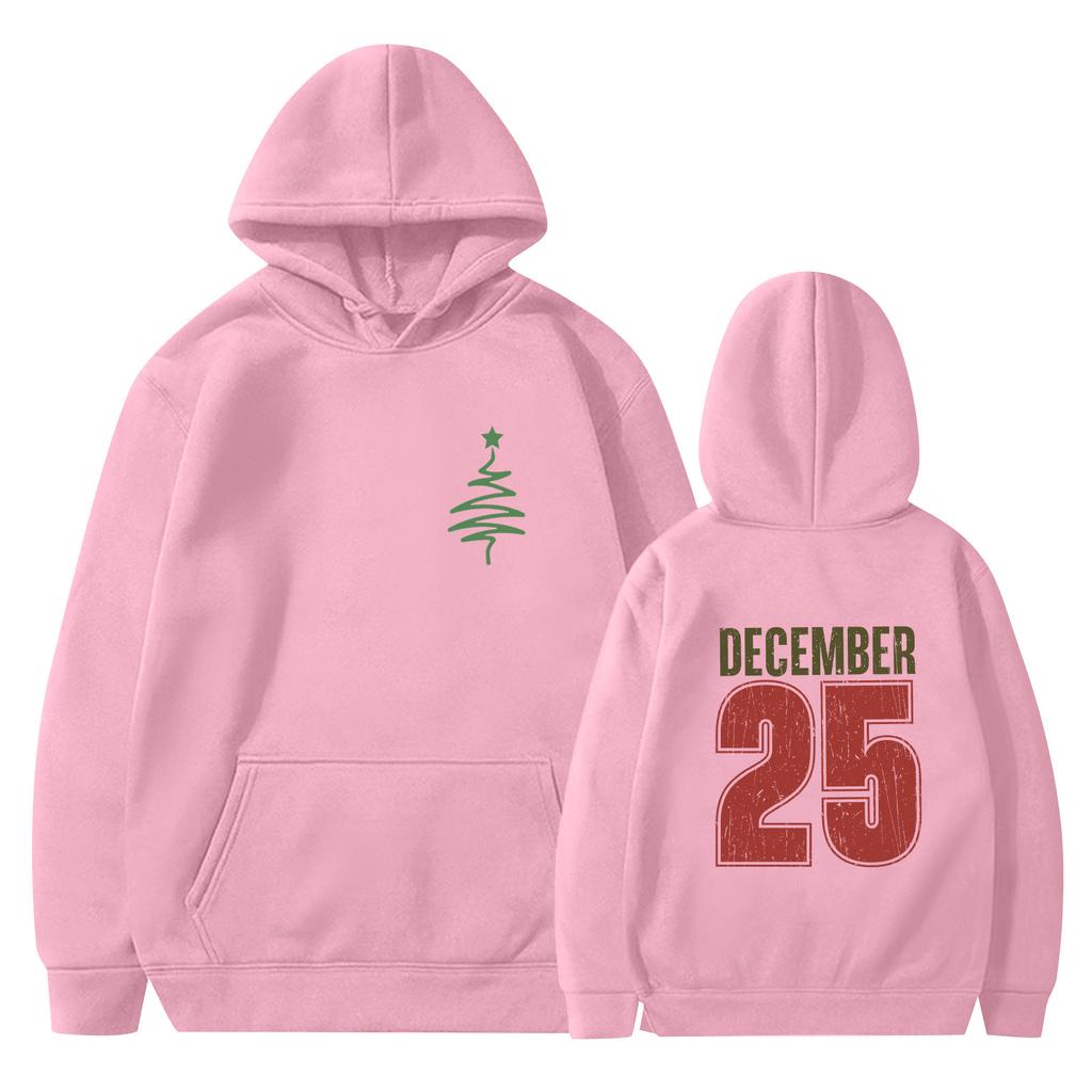 Women's Christmas  Hoodie Funny Cute Christmas Holiday Sweatshirt Pullover